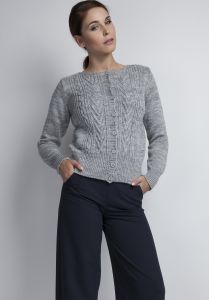 Sweter Damski Model Flami SWE038 Grey