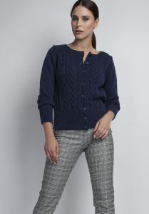 Sweter Damski Model Flami SWE038 Navy