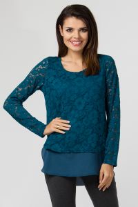 Bluzka Model 470451 Teal