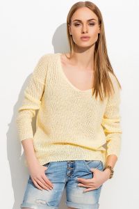 Sweter Damski Model S37 Yellow