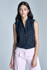 Bluzka Model B69 1172 Navy/Pink