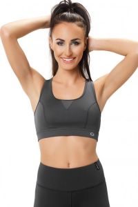 Biustonosz Sportowy Model Dry Sport Bra III Nair Grafit