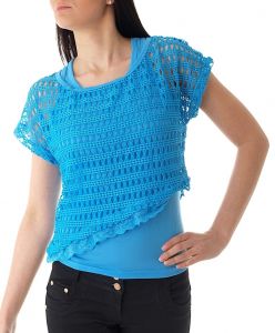-50% SALE Bokserka ażurow sweterek