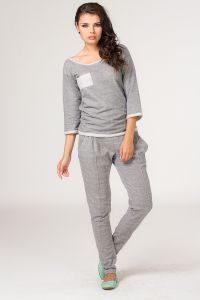 Spodnie Damskie Model Kinga 1 Grey