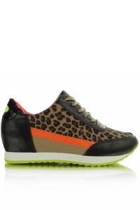 Trampki Model KBE387 Leopard Brown