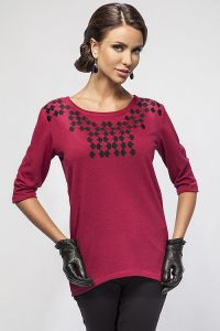 Sweter Damski Model 16013 Sangria