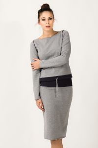 Bluza Damska Model Milena 6 Light Grey/Dark Grey