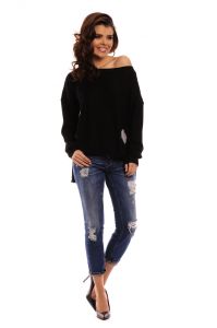 Sweter Damski Model Heart Black