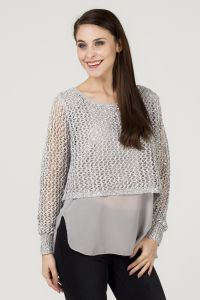 Sweter Model 430314 Silver