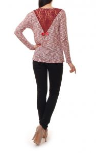 -20% SALE Sweter koronkowe plecy