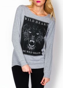 Bluza nadruk puma \wild heart\