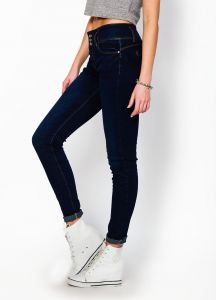 -20% SALE Zwężane jeansy trzy guziki