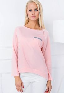 Bluzka tunika oversize asymetryczna dzwonek