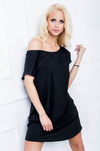 Sukienka oversize krótki rękaw