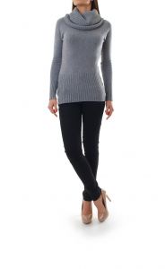 Ciepły gruby mięsisty sweter golf