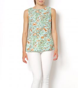 SUPER SALE Bluzka w kwiaty floral baskinka