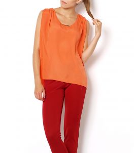 -50% SALE Szyfon elegancka zwiewna bluzka