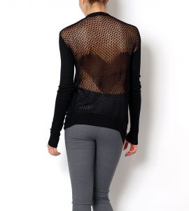 -20% SALE rozmiar M/L Wdzianko narzutka ażurowy sweterek